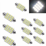 42PCS Car LED Light Kit T10 6000K Xenon White Replacement Bulbs for Interior Exterior