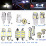 42PCS Car LED Light Kit T10 6000K Xenon White Replacement Bulbs for Interior Exterior