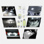42PCS Car LED Light Kit T10 6000K Xenon White Replacement Bulbs for Interior Exterior