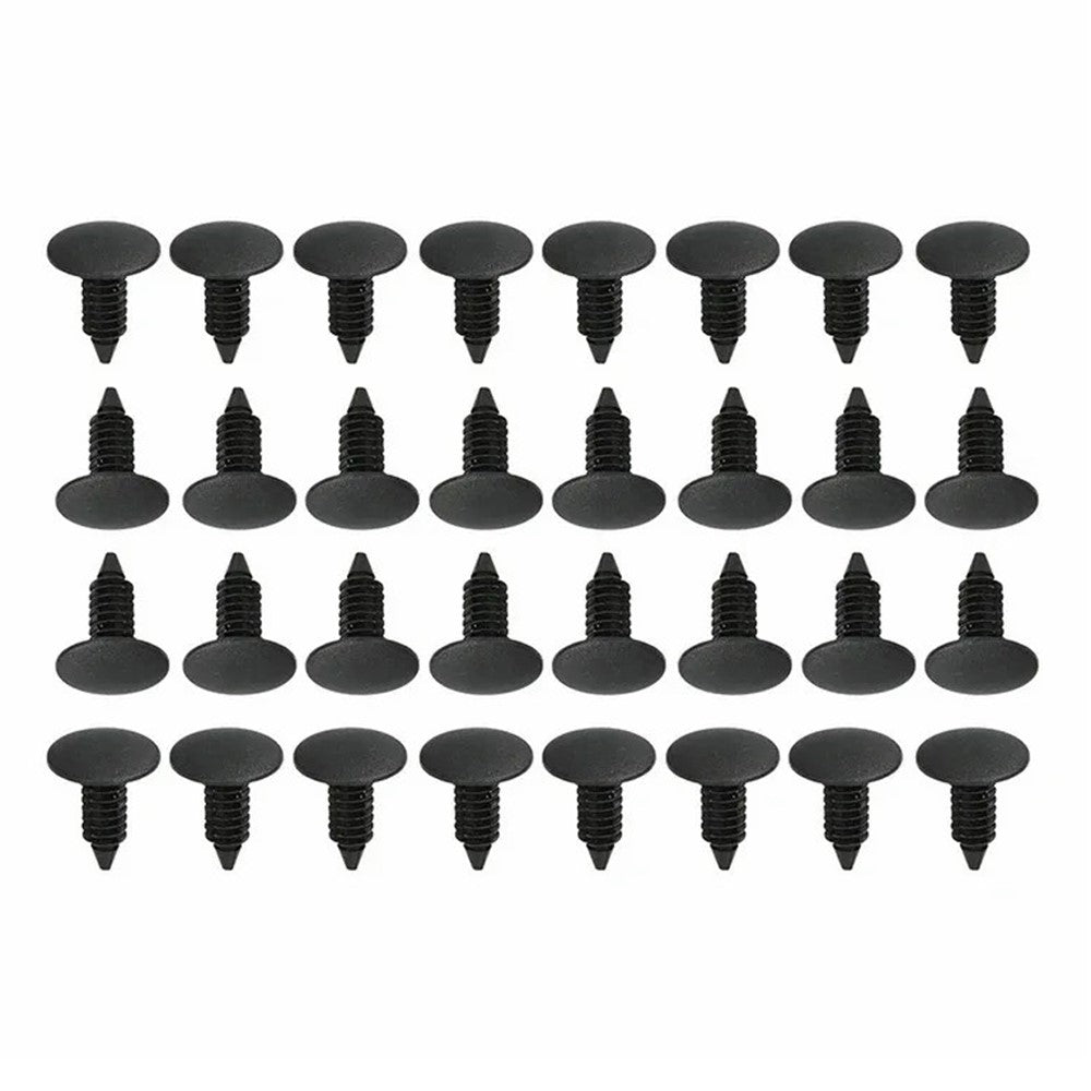 190Pcs Automotive Fasteners Kit 6 Sizes Rivet Clips With 6 Inch Pry Tool Bumper Fender Retainer