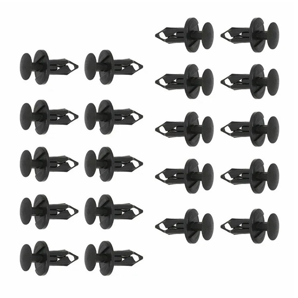 190Pcs Automotive Fasteners Kit 6 Sizes Rivet Clips With 6 Inch Pry Tool Bumper Fender Retainer