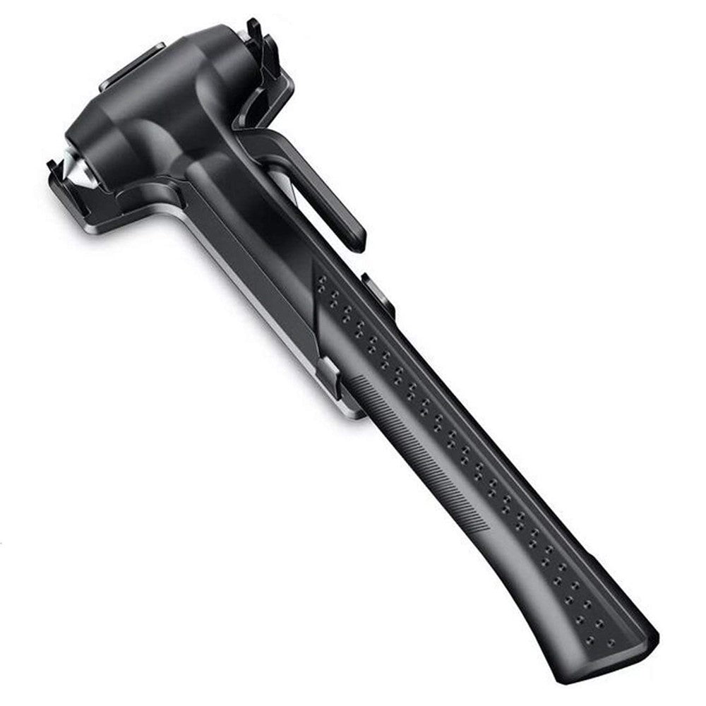 Car Safety Hammer with Seat Belt Cutter Window Breaker Long Handle Emergency Escape Tool
