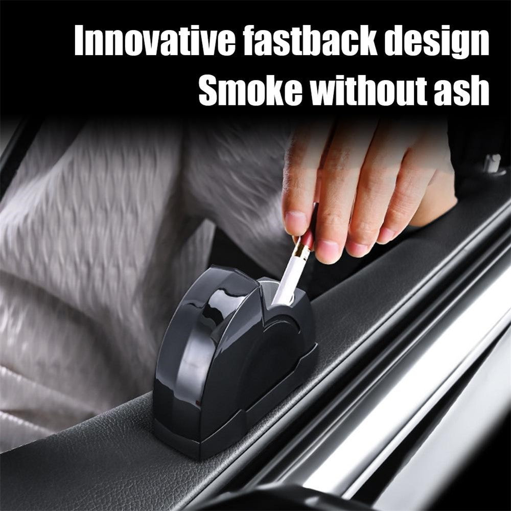Car Door Ashtray Portable Cigarette Holder with Lid Removable Liner Ashtray