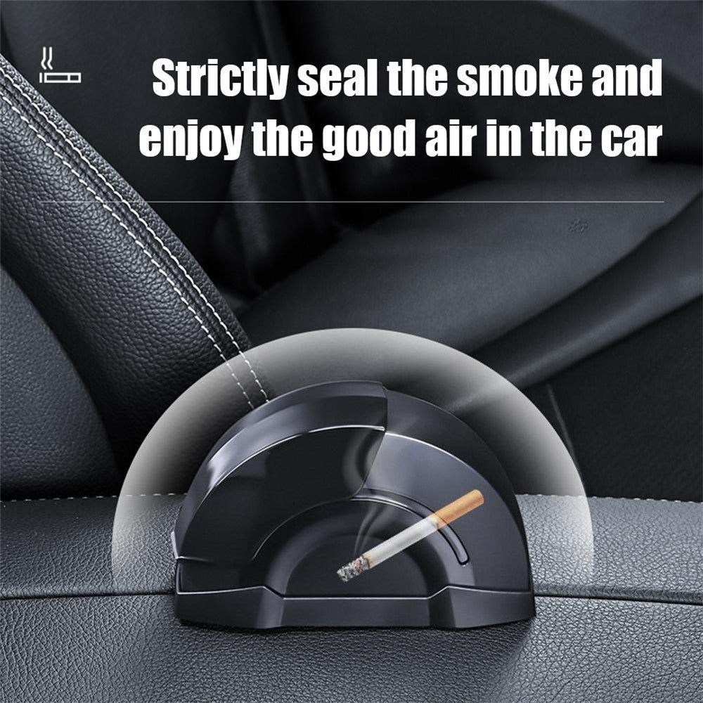 Car Door Ashtray Portable Cigarette Holder with Lid Removable Liner Ashtray