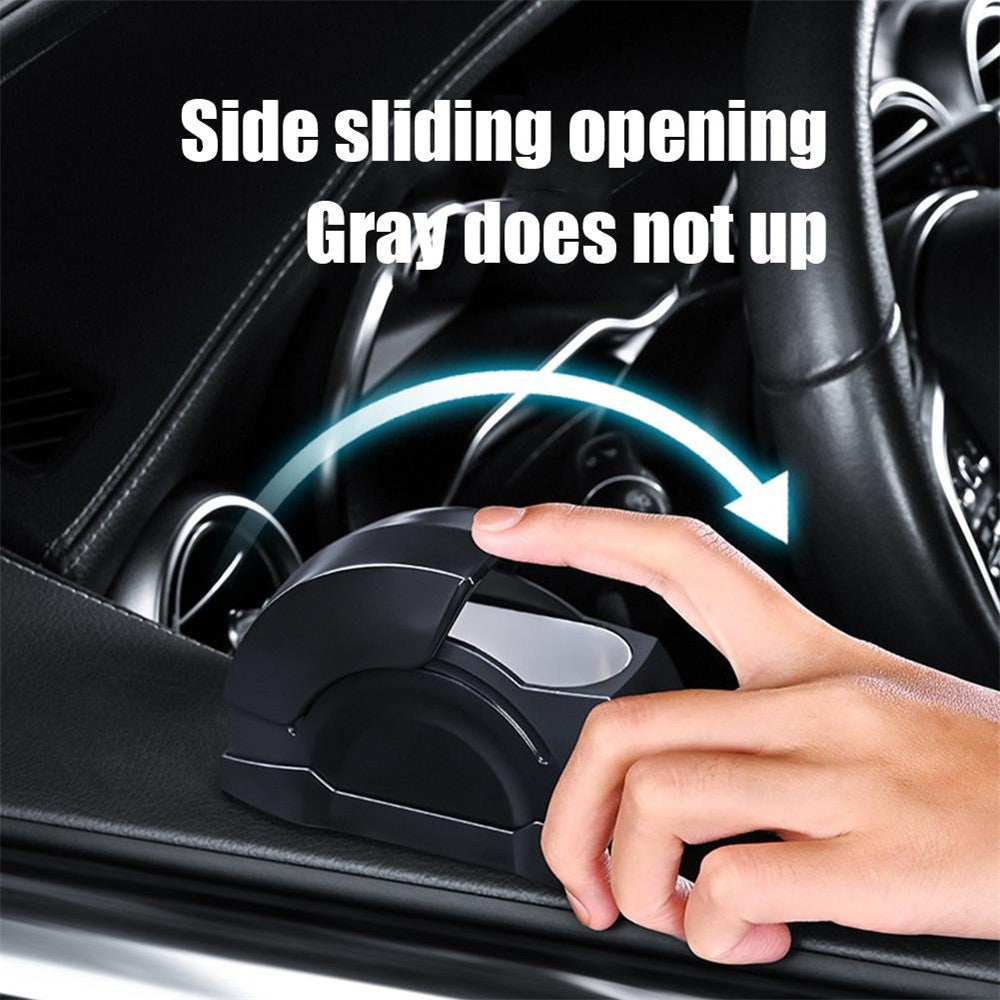 Car Door Ashtray Portable Cigarette Holder with Lid Removable Liner Ashtray