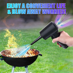 C4915 Portable Turbo Fan Blower Multifunction Rechargeable Car Air Duster with 3 Brushes