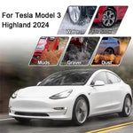 4Pcs / Set For Tesla Model 3 2024 Mud Fenders TPE Front and Rear Replacement Splash Guards