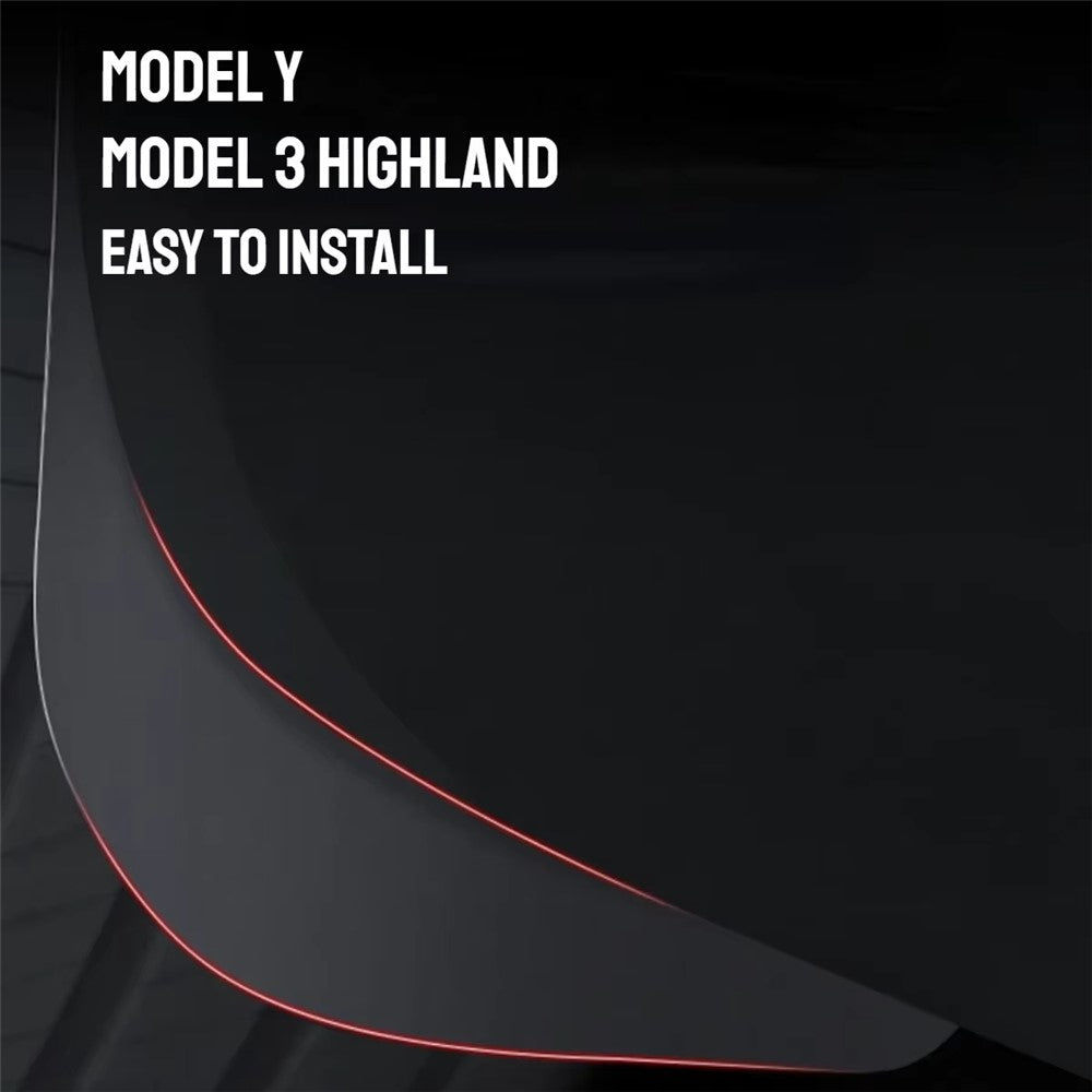 4Pcs / Set For Tesla Model 3 2024 Mud Fenders TPE Front and Rear Replacement Splash Guards