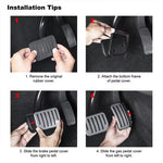 2Pcs / Set For Tesla Model Y  /  3 Car Styling Non Slip Accelerator Brake Pedal Pad Cover