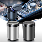Infrared Sensor Smart Auto Open / Close Aluminum Alloy Car Ashtray with Built In LED Light