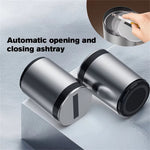 Infrared Sensor Smart Auto Open / Close Aluminum Alloy Car Ashtray with Built In LED Light