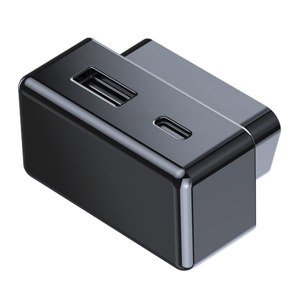 Til Tesla Model 3 / Y OBD Biloplader Dobbeltport Skjult PD Hurtigopladningsudvidelsesdock