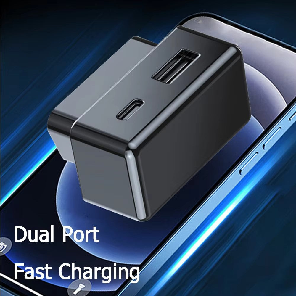 Til Tesla Model 3 / Y OBD Biloplader Dobbeltport Skjult PD Hurtigopladningsudvidelsesdock