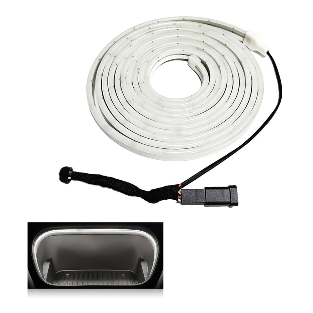 For Tesla Model 3 / Y 2021 - 2024 Front Trunk LED Light Strip Ambient Lighting Waterproof Decorative Lamp