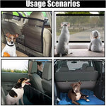 Car Pet Barrier Safety Net with Hooks Oxford Cloth Dog Backseat Divider Mesh Fence for Vehicle
