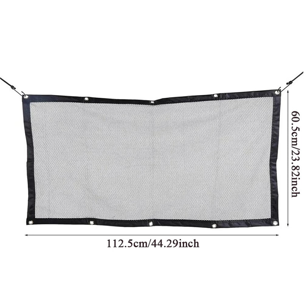 Car Pet Barrier Safety Net with Hooks Oxford Cloth Dog Backseat Divider Mesh Fence for Vehicle