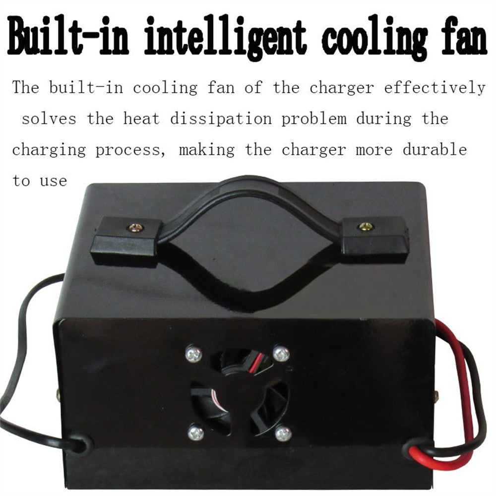 YQ400A 12V / 24V 400A intelligent pulsreparations-motorcykel/bilbatterioplader til blysyre-/lithiumbatterier, EU-stik