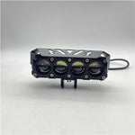 MOFOX 4-LED Motorcycle Auxiliary Light Waterproof Motorbike External Headlight Fog Lamp