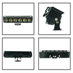 MOFOX 6-LED Motorcycle Auxiliary Light Waterproof Motorbike External Headlight Fog Lamp