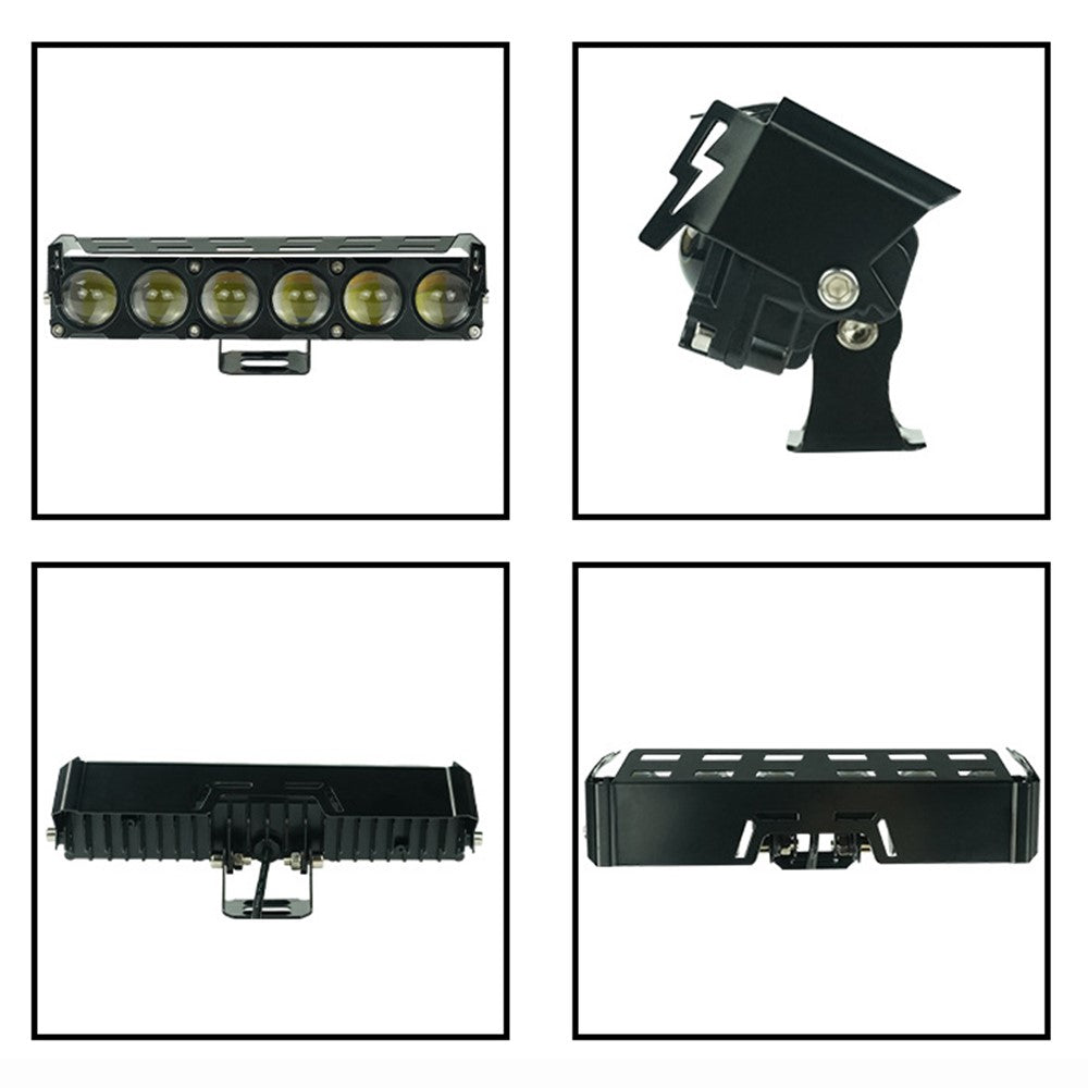MOFOX 6-LED Motorcycle Auxiliary Light Waterproof Motorbike External Headlight Fog Lamp