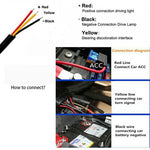 2Pcs 60cm Car LED Atmosphere Light Strip Flexible Silicone Daytime Running Light Ice Blue Turn Yellow