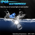 N4 2Pcs H4 LED Headlight Bulbs Car Headlamps 6000K Conversion Kit Automotive Front Light