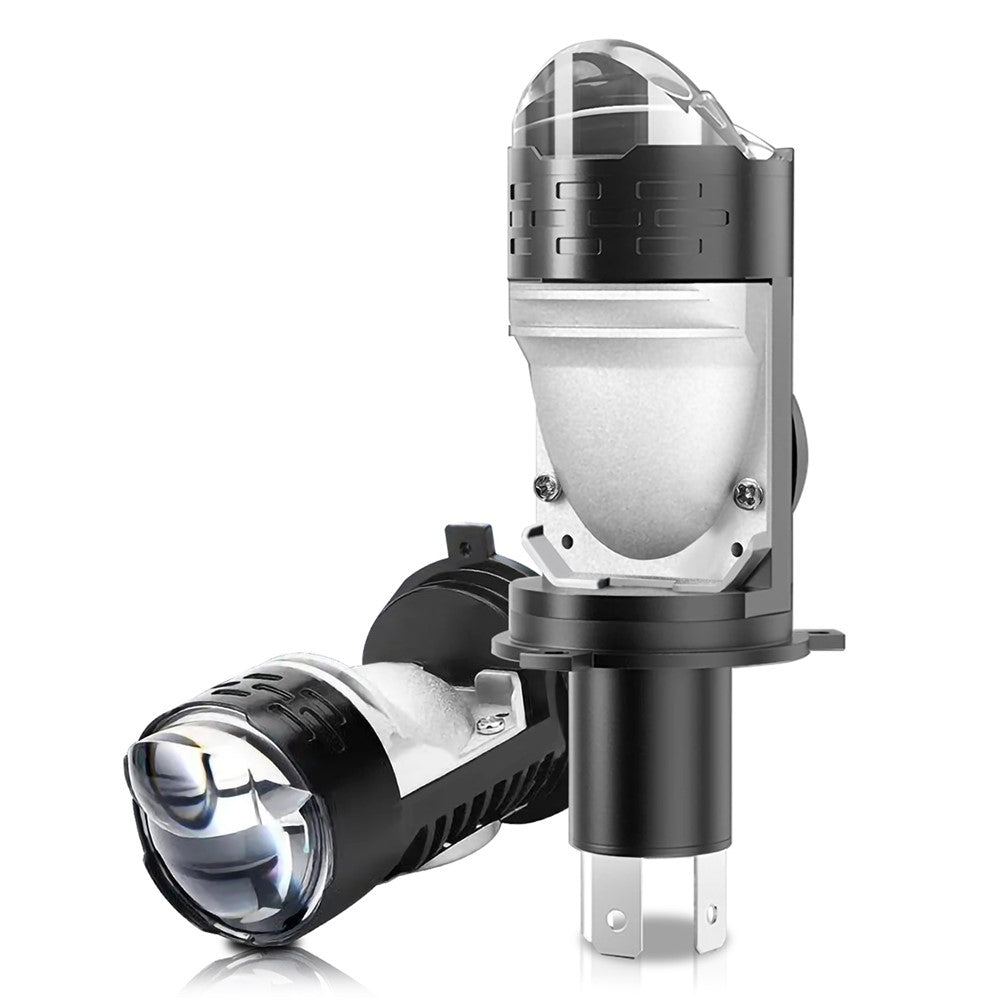 N6 2Pcs H4 LED Headlight Bulb High Brightness Double Copper Tube Car Headlamp 30W 6000K 3000LM