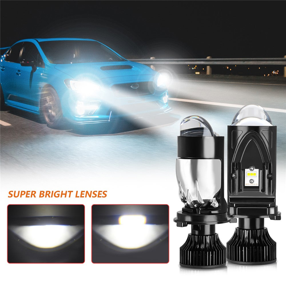 N7 2Pcs H4 LED Headlights High Brightness Car Headlight Bulbs LED Retrofit Automotive Lights