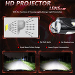 N7 2Pcs H4 LED Headlights High Brightness Car Headlight Bulbs LED Retrofit Automotive Lights