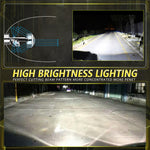 N9 2Pcs H4 Car Headlamp Mini Lens High Brightness LED Headlight IP67 Waterproof Automotive Front Light
