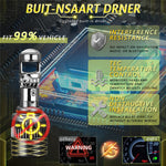 N9 2Pcs 9006 Car Headlamp Mini Lens High Brightness LED Headlight IP67 Waterproof Automotive Front Light