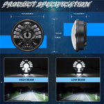 5.75 Inch LED Headlight for Motorcycle Front Lamp High Low Beam with DRL Turn Signal