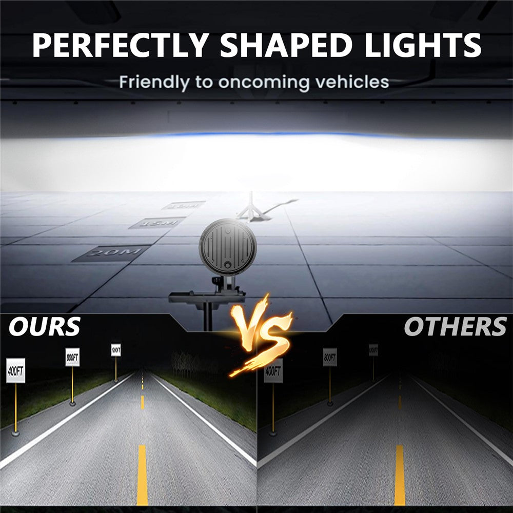 7 Inch LED Headlight for Motorcycle Off Road Vehicle DRL Turn Signal High Low Beam Headlamp