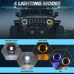 7 Inch LED Headlight for Motorcycle Off Road Vehicle DRL Turn Signal High Low Beam Headlamp