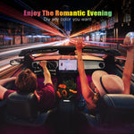 4 In 1 Car Interior Lights App Control Bluetooth-Compatible LED RGB Music Sync Ambient Lighting Kit