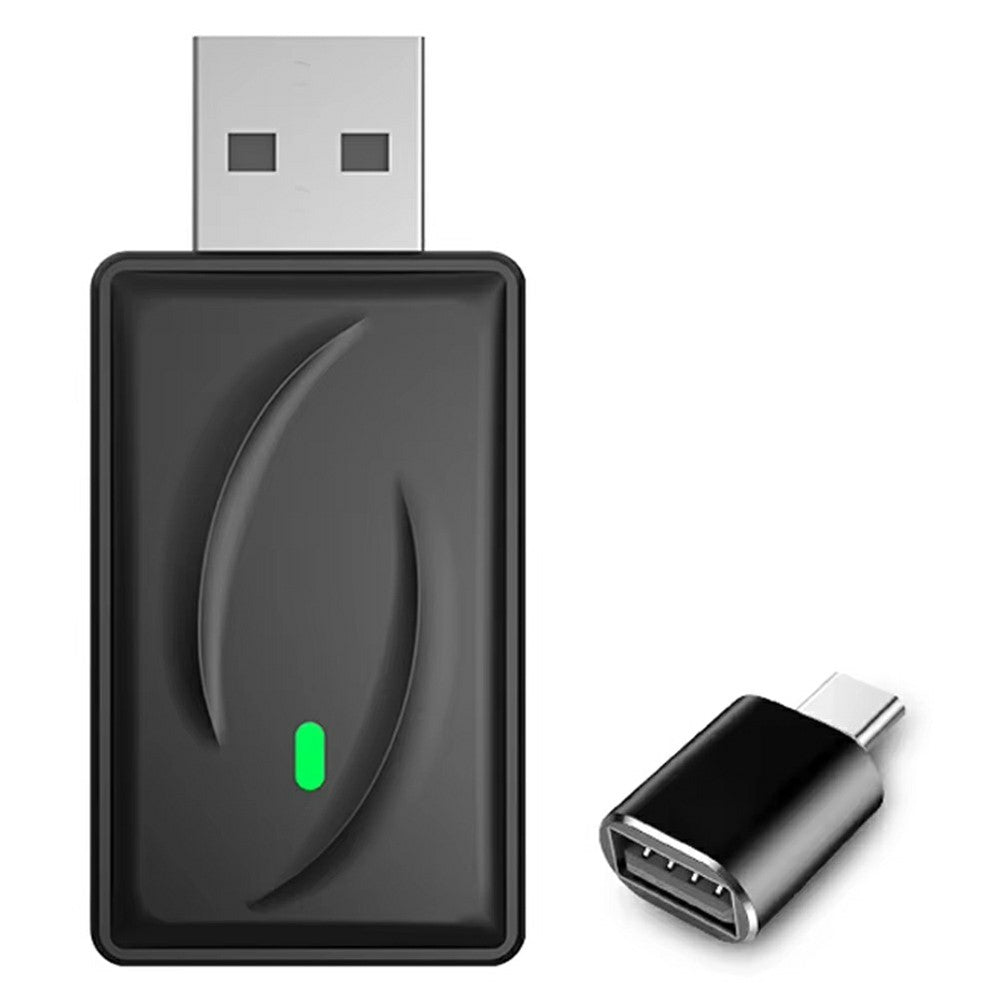 Wireless CarPlay Android Auto 2-in-1 Adapter for Car Navigation USB Dongle