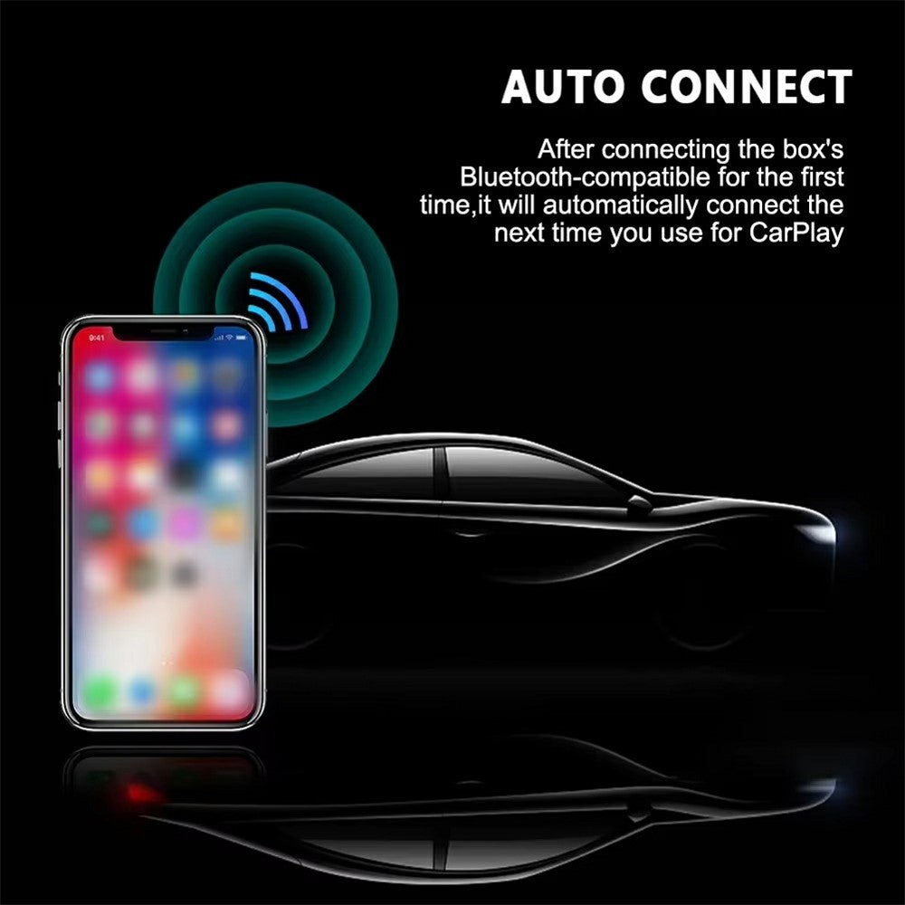Wireless CarPlay Android Auto 2-in-1 Adapter for Car Navigation USB Dongle