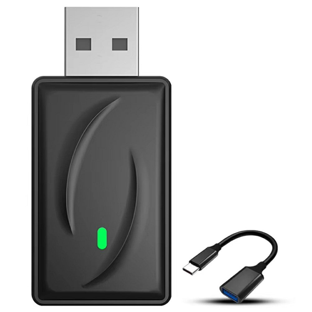 Wireless CarPlay Android Auto 2-in-1 Adapter for Car Navigation USB Dongle