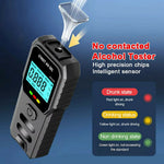 MR503 Portable Breathalyzer High Precision Alcohol Tester Digital Breath Analyzer with Voice Prompt