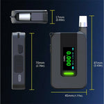 D1000 Portable Breathalyzer High Precision Alcohol Tester with Voice Prompt Digital Breath Analyzer