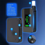 D1000 Portable Breathalyzer High Precision Alcohol Tester with Voice Prompt Digital Breath Analyzer