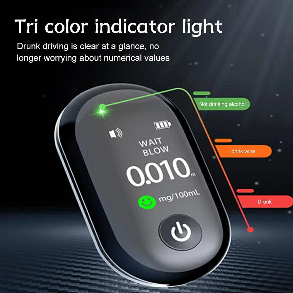 G1 Bærbar Alkometer Alkohol Tester TFT-skærm Højpræcisionsdetektor med LED-indikatorer