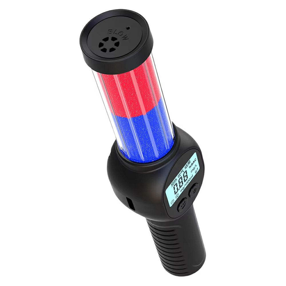 MR701 Portable Alcohol Tester Digital Breathalyzer High Precision Detector with Sound and Light Prompt