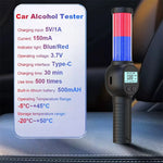 MR701 Portable Alcohol Tester Digital Breathalyzer High Precision Detector with Sound and Light Prompt