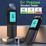 MR702 Portable Breathalyzer High Precision LCD Display Digital Alcohol Tester with Voice Broadcast