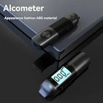 MR702 Portable Breathalyzer High Precision LCD Display Digital Alcohol Tester with Voice Broadcast