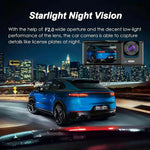 WIFI Car Dash Cam HD 1080P Front / Inside / Rear 3 Lens Car DVR Parking Recorder