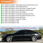 1 Pair Dynamic LED Side Marker Turn Signal Lights for E90 E60 E88 X1 X3 Sequential Flowing Lamp