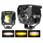 Motorcycle LED Spotlight 20W 5000LM Headlight High Low Beam Front Lamp for ATV / SUV / UTV