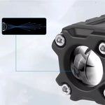 Motorcycle LED Spotlight 20W 5000LM Headlight High Low Beam Front Lamp for ATV / SUV / UTV